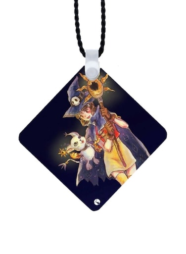 Digimon Printed Car Mirror Pendant
