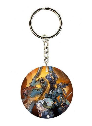 Overwatch Double Side Printed Keychain