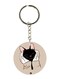 Cat Printed Keychain