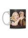 Printed Coffee Mug Beige/Green/Brown 350ml