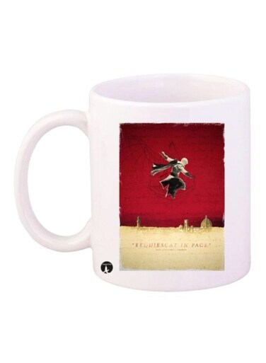 Assassin's Creed Printed Coffee Mug White/Red/Black