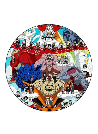 Anime Naruto Printed Fridge Magnet Multicolour