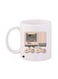 Console Printed Mug White/Beige 12ounce