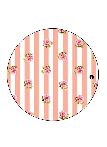 Flower Printed Fridge Magnet Multicolour 5.5 x 5.5cm