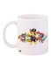 Cartoon Printed Coffee Mug White/Yellow/Blue 11ounce
