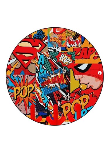 Superheroes Printed Fridge Magnet Multicolour