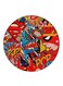 Superheroes Printed Fridge Magnet Multicolour