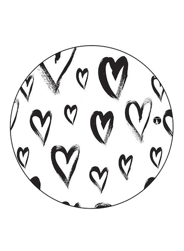 Hearts Printed Fridge Magnet Multicolour