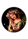 Vintage Art Printed Fridge Magnet Multicolour