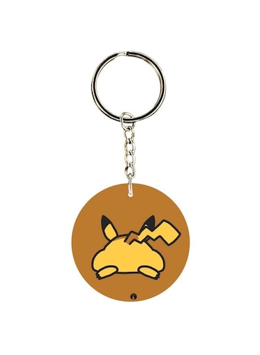 Cartoon Themed Single Sided Keychain