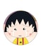 Anime Chibi Maruko Chan Printed Fridge Magnet Round Multicolour