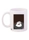 Cartoon Bear Printed Coffee Mug White/Brown/Grey