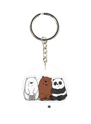 Panda Printed Keychain