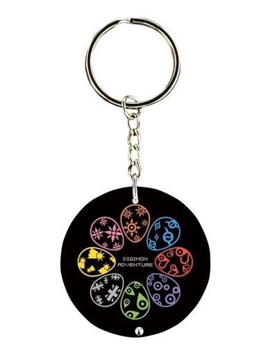 Double Sided Digimon Printed Keychain