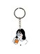 Girl Printed Double Sided Keychain