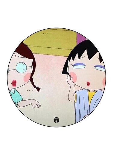 Sinchan Printed Fridge Magnet Multicolour 5.5 x 5.5cm