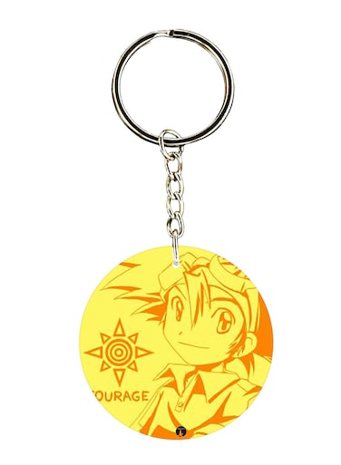 The Anime Digimon Printed Keychain