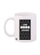Sherlock Printed Mug White/Black Standard Size