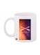Printed Mug White/Purple/Orange Standard Size