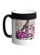 Classic Car Paris Printed Colour Changing Coffee Mug Black 11ounce
