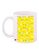 Unicorn Printed Coffee Mug White/Yellow/Blue 11ounce