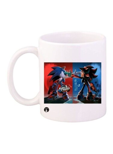 Sonic Printed Mug White/Red/Blue