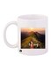 English Phrases Printed Mug White/Green/Yellow