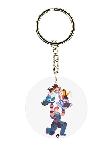 Overwatch Double Side Printed Keychain