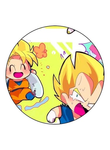 Cartoon Printed Fridge Magnet Green/Yellow/Blue 5.5cm