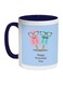 Happy Friendship Day Printed Coffee Mug Blue/White/Pink 325ml