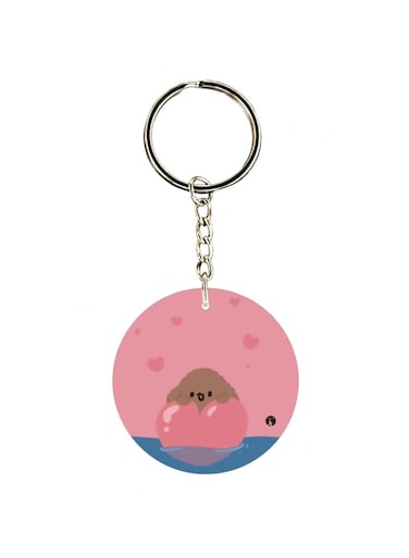 Printed Single Sided Keychain