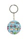 Cartoon Printed keychain