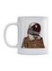 The Biker Printed Mug White/Red/Black