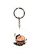 Cartoon Themed Single Sided Keychain