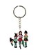 Cartoon Girls Printed Keychain