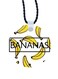 Bananas Printed Car Mirror Pendant
