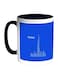 Dubai Towers Printed Coffee Mug Blue/White/Black 11ounce