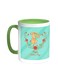 Happy Mother's Day Printed Coffee Mug Green/White 11ounce