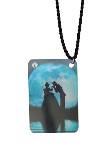Cartoon Printed Car Mirror Pendant