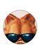 Garfield Printed Fridge Magnet Round Multicolour