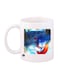 Game Sonic Character Printed Mug White/Blue/Red Standard Size