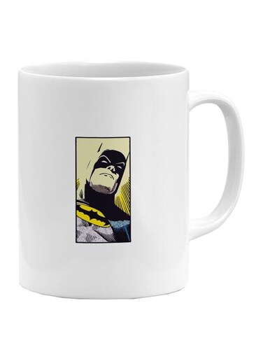 Batman Printed Ceramic Mug White