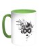 Fancy Dress Costume Printed Coffee Mug White/Green 11ounce