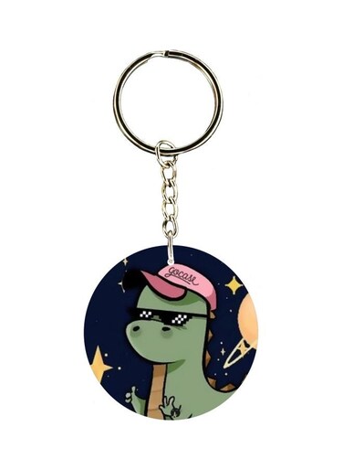 Cartoon Themed Dual Sided Keychain