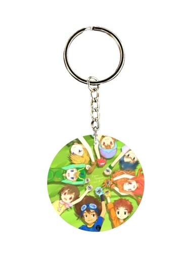 The Anime Digimon Printed Keychain