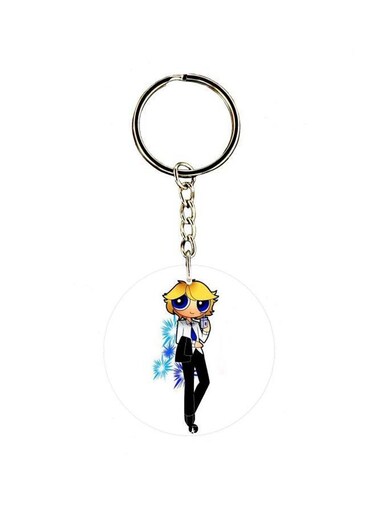 Single Sided Character Printed Keychain