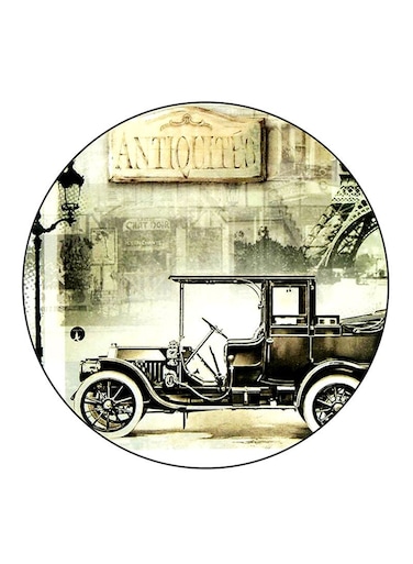Car Printed Fridge Magnet Multicolour