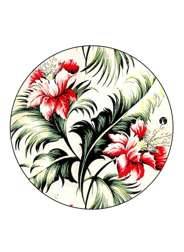 Flowers Printed Fridge Magnet Multicolour