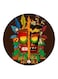 Crash Printed Fridge Magnet Brown/Yellow/Blue