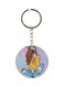 Girl Printed Double Sided Keychain